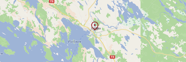 Carte Lieksa - Finlande
