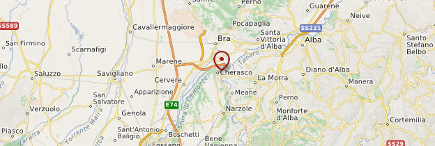 Carte Cherasco - Italie