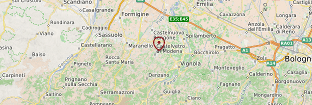 Carte Castelvetro di Modena - Italie