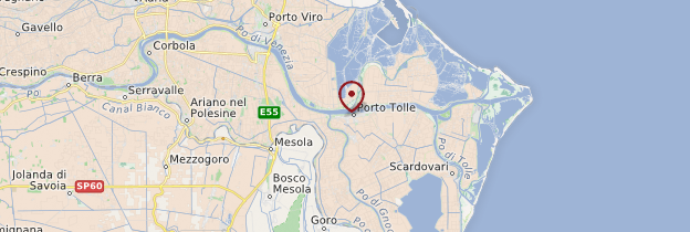 Carte Porto Tolle - Italie