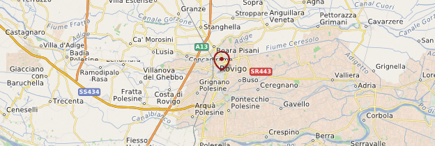 Carte Rovigo - Italie