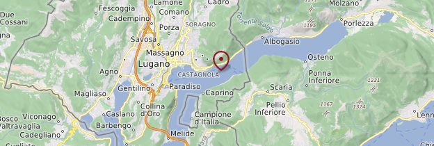 Carte Lago di Lugano - Italie