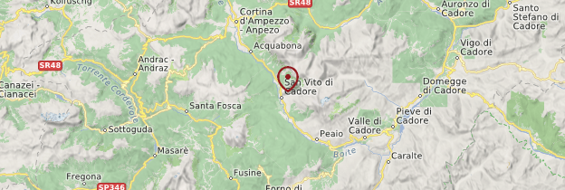 Carte San Vito di Cadore - Italie