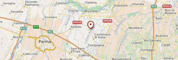 Carte Poviglio - Italie