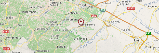 Carte Riolo Terme - Italie