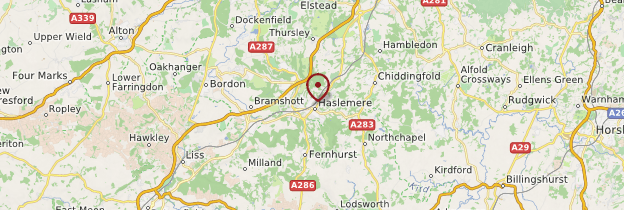 Carte Haslemere - Angleterre