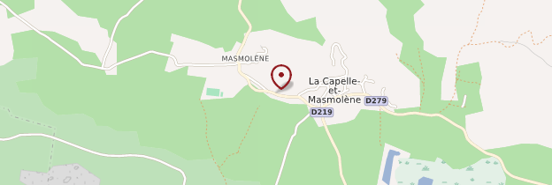 Carte La Capelle-et-Masmolène - Languedoc-Roussillon