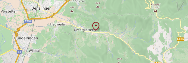 Carte Glottertal - Allemagne