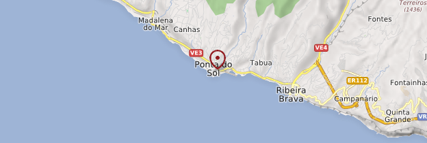 Carte Ponta do Sol - Madère