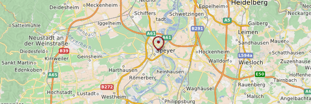 Carte Speyer - Allemagne