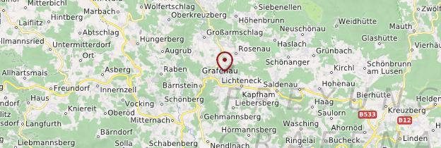 Carte Grafenau - Allemagne
