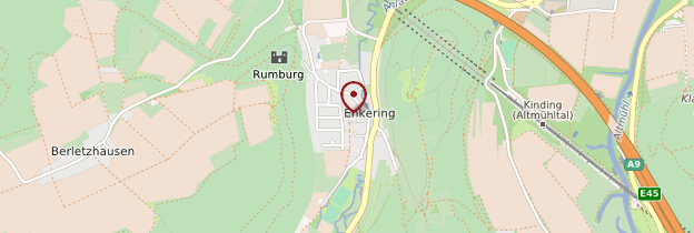 Carte Enkering - Allemagne