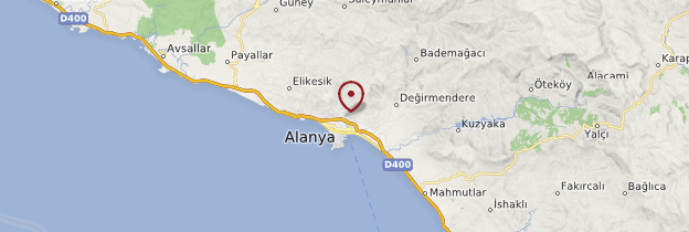 Carte Alanya - Turquie