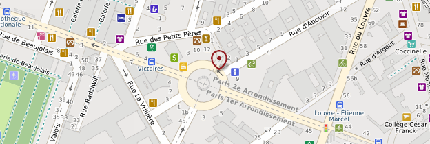 Carte Place des Victoires - Paris
