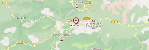 Carte Lacaune - Midi toulousain - Occitanie