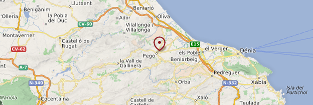 pego espagne carte Pego | Région de Valence | Guide et photos | Espagne | Routard.com