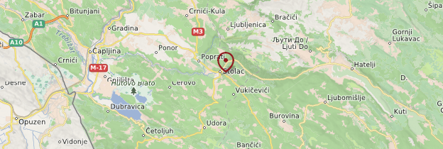 Carte Stolac - Bosnie-Herzégovine