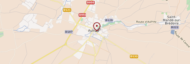 Carte Aulnay-de-Saintonge - Poitou, Charentes