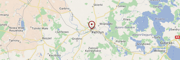 Carte Kętrzyn - Pologne