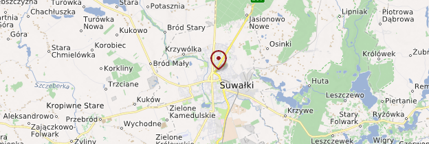Carte Suwalki - Pologne