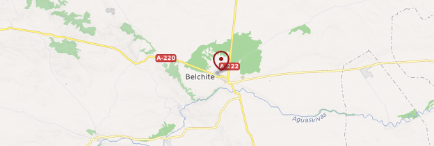 Carte Belchite - Espagne