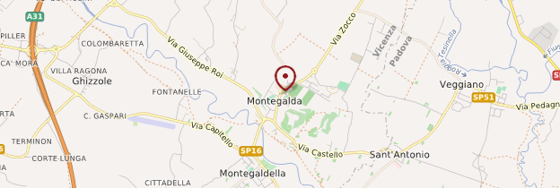 Carte Montegalda - Italie