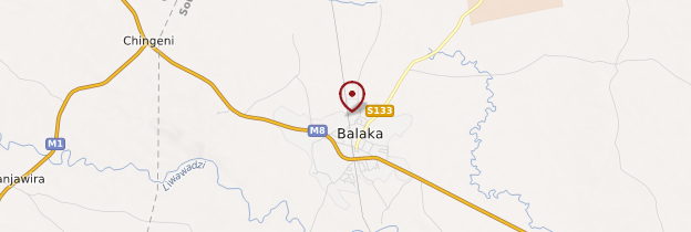 Carte Balaka - Malawi