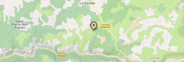 Carte Aven Armand - Languedoc-Roussillon