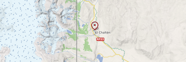 Carte El Chaltén - Patagonie
