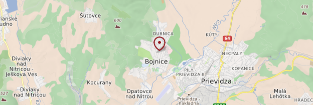 Carte Bojnice - Slovaquie