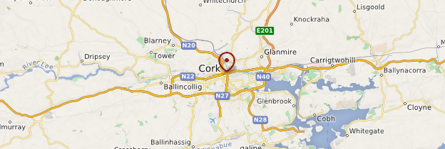 Carte Cork (Corgaigh) - Irlande