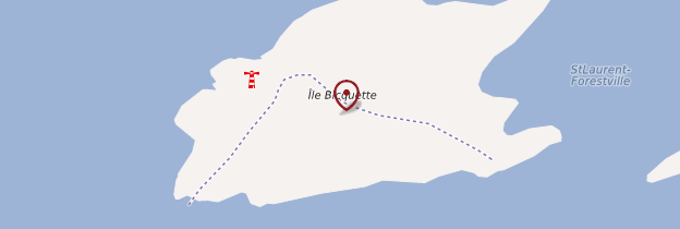 Carte Île Bicquette - Québec