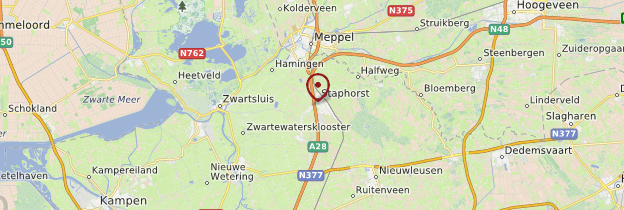 Carte Staphorst - Pays-Bas