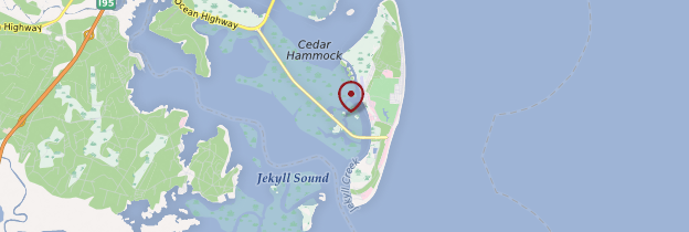 Carte Jekyll Island State Park - États-Unis