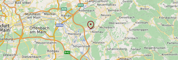 Carte Alzenau - Allemagne