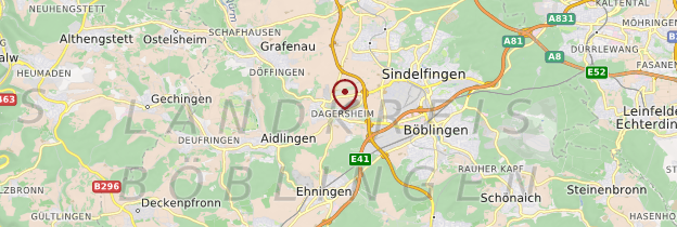 Carte Dagersheim - Allemagne