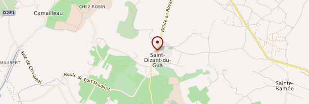Carte Saint-Dizant-du-Gua - Poitou, Charentes