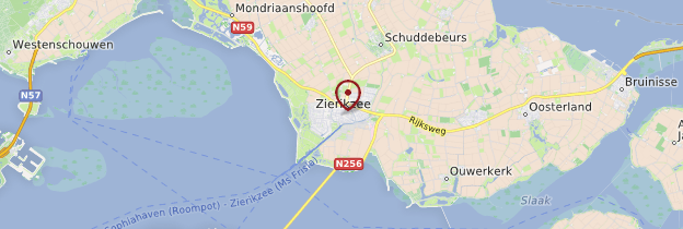 Carte Zierikzee - Pays-Bas