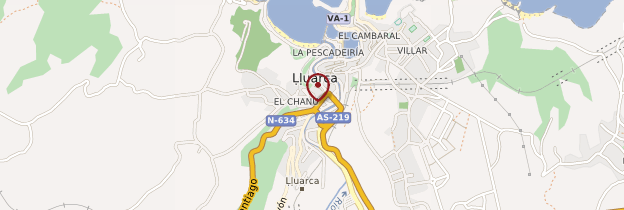 Carte Luarca - Espagne