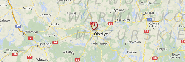 Carte Olsztyn - Pologne