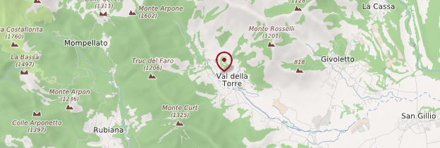 Carte Val della Torre - Italie