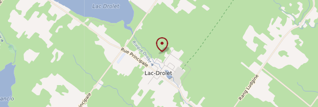 Carte Lac-Drolet - Québec