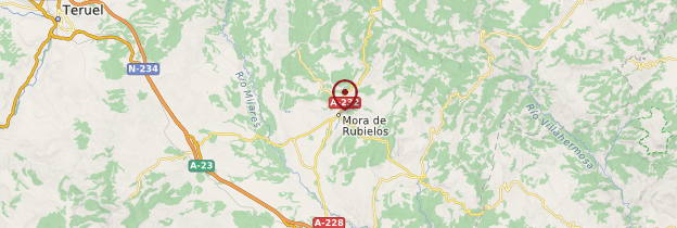 Carte Mora de Rubielos - Espagne
