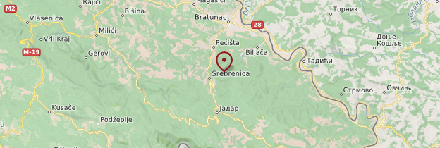 Carte Srebrenica - Bosnie-Herzégovine