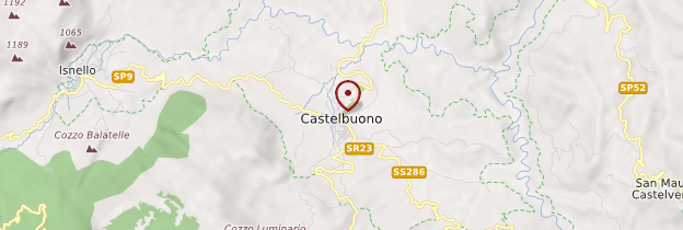 Carte Castelbuono - Sicile