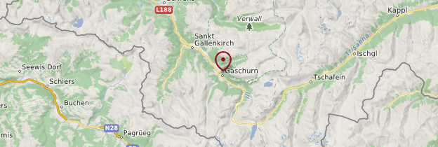 Carte Gaschurn - Autriche