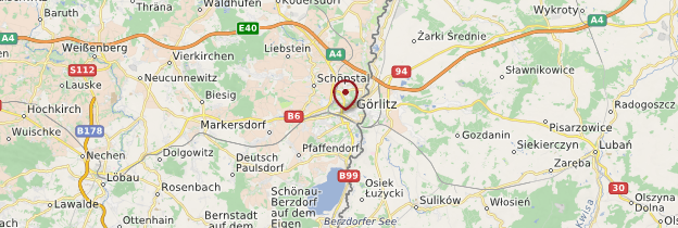 Carte Görlitz - Allemagne
