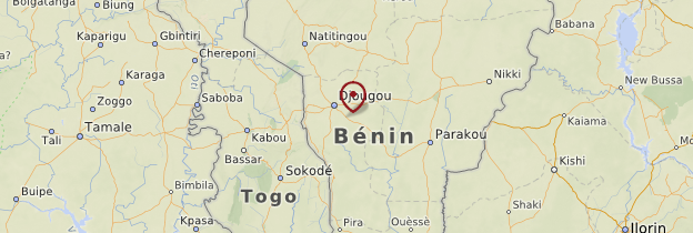 Carte Donga - Bénin