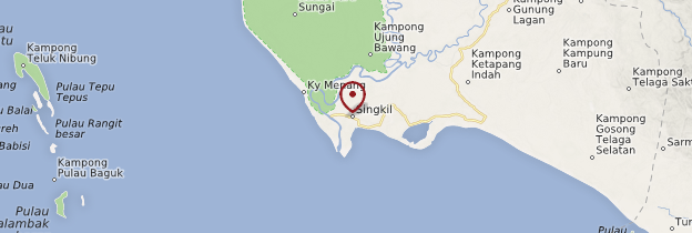 Carte Singkil - Sumatra