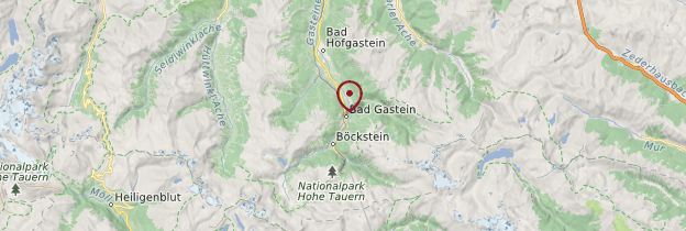 Carte Bad Gastein - Autriche